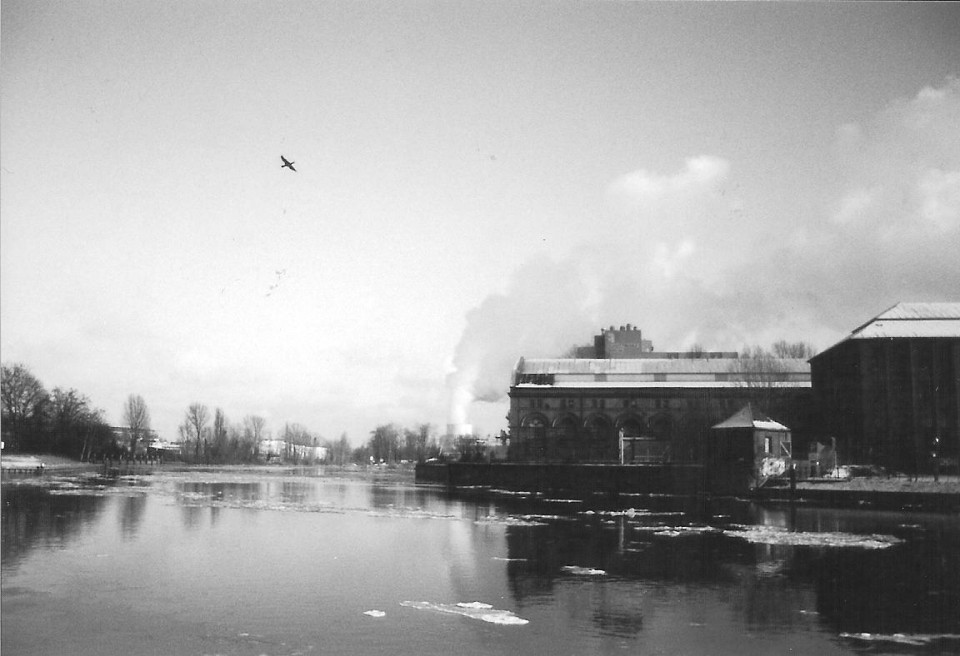 Eisfluss, Feuerkelch und Vogel